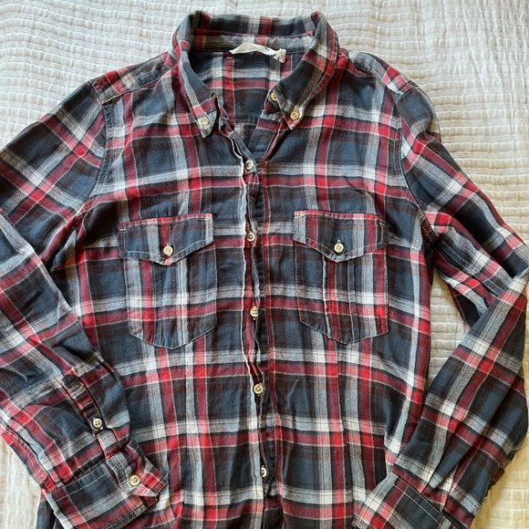 Isabel Marant Plaid Button Down Flannel Shirt - XS - Picture 9 of 13